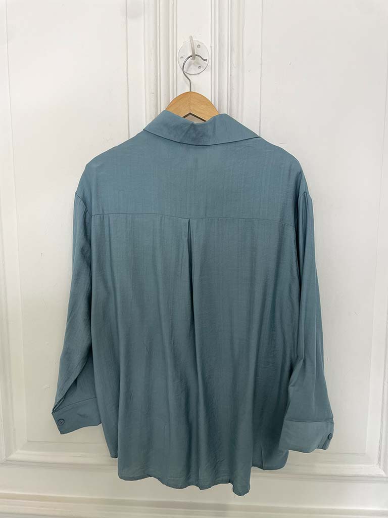 Tie Wrap Shirt - Airforce Blue
