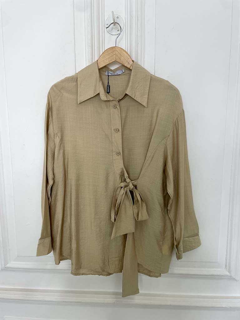Tie Wrap Shirt - Sand