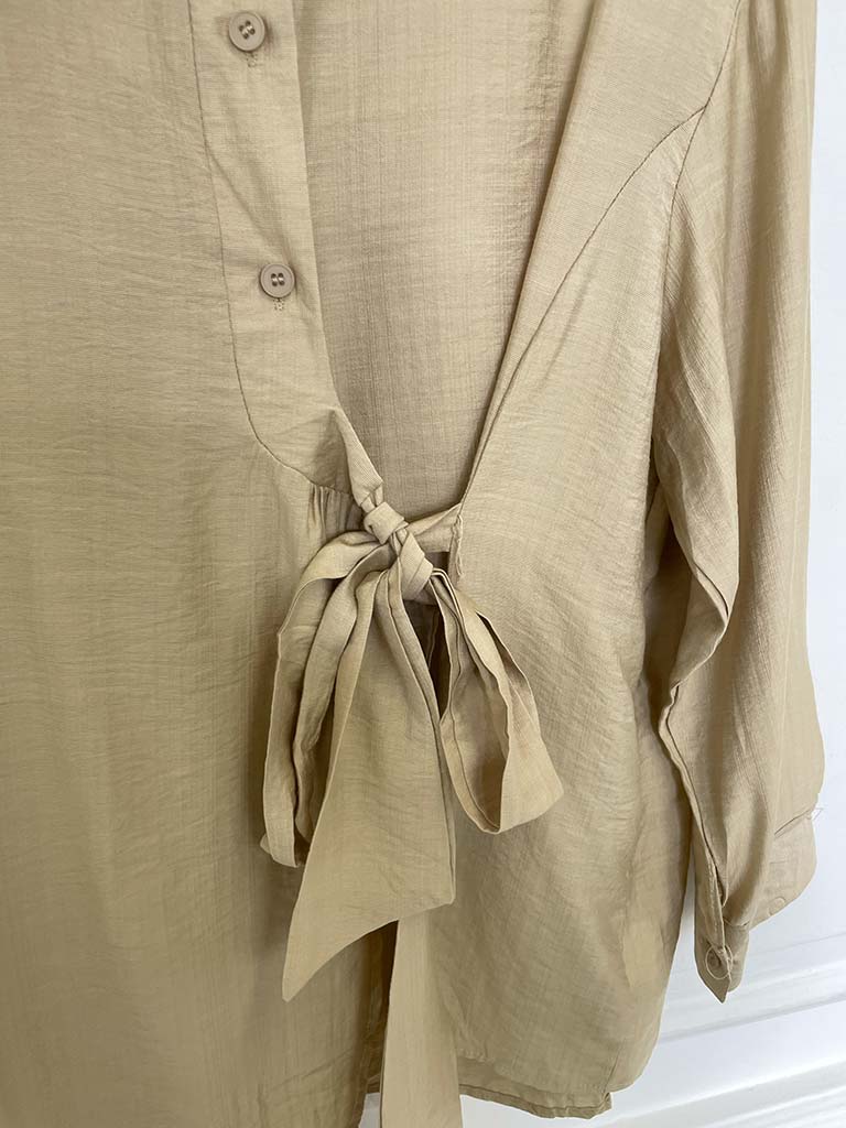 Tie Wrap Shirt - Sand
