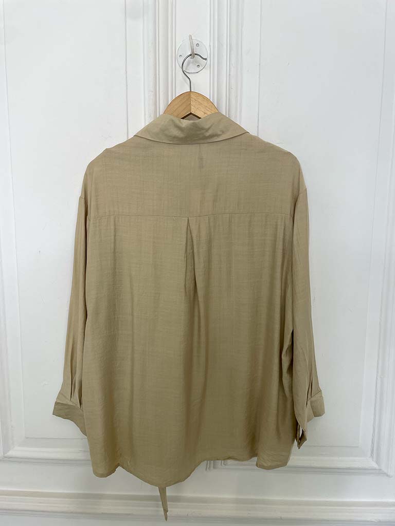 Tie Wrap Shirt - Sand