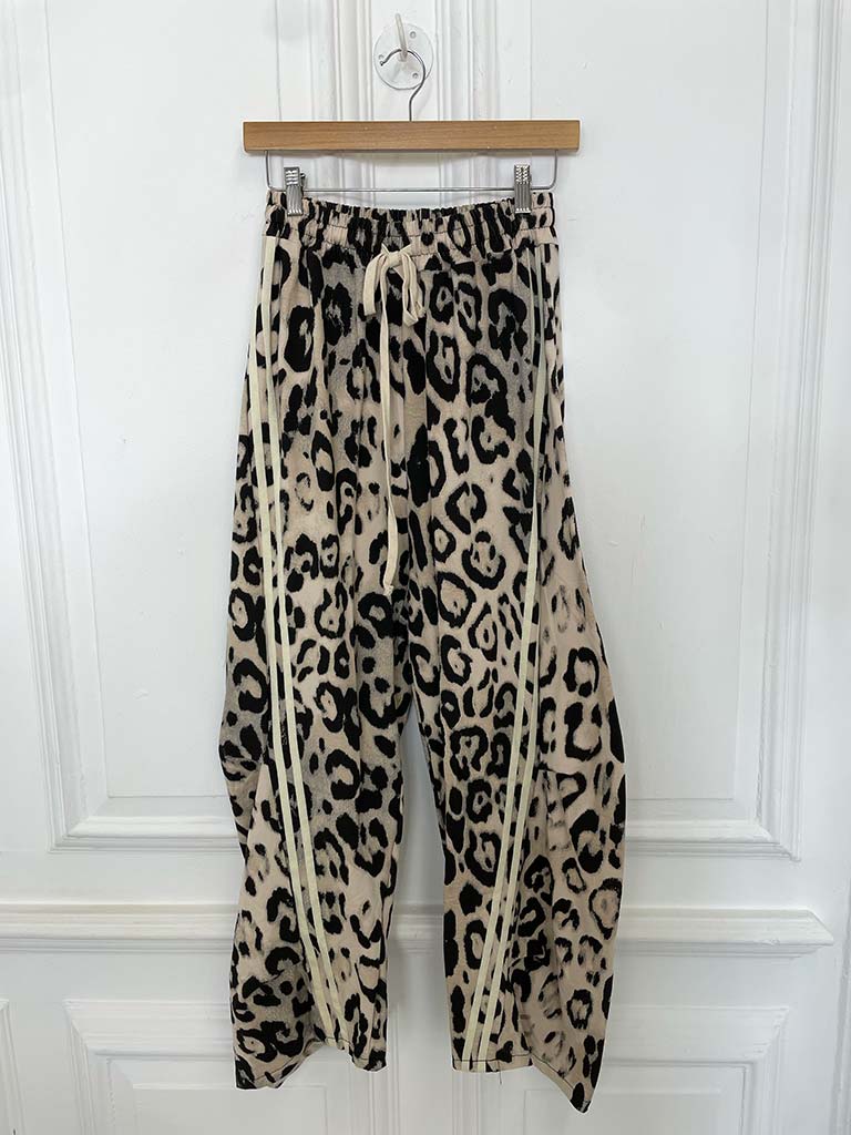 Leopard Print Cocoon Joggers