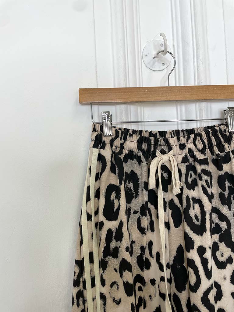Leopard Print Cocoon Joggers