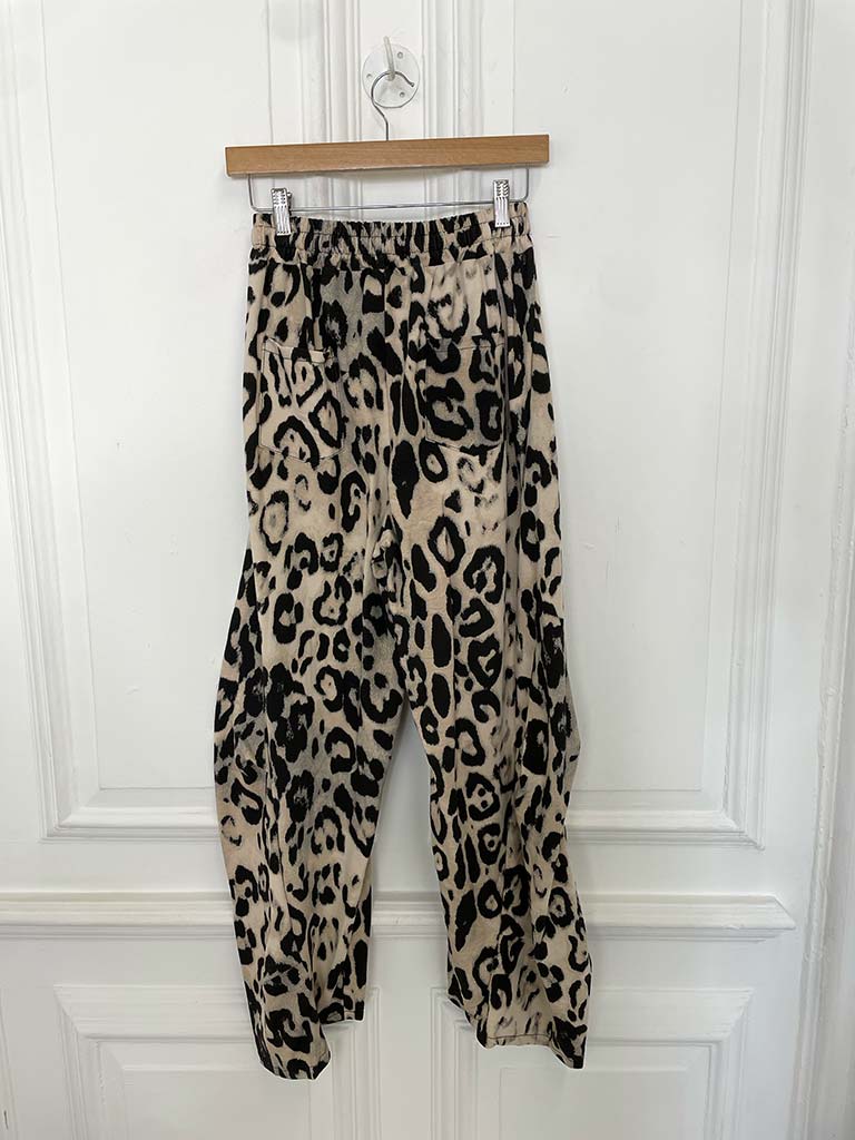 Leopard Print Cocoon Joggers