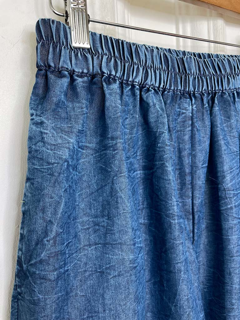 Denim Embroidered Co-ord