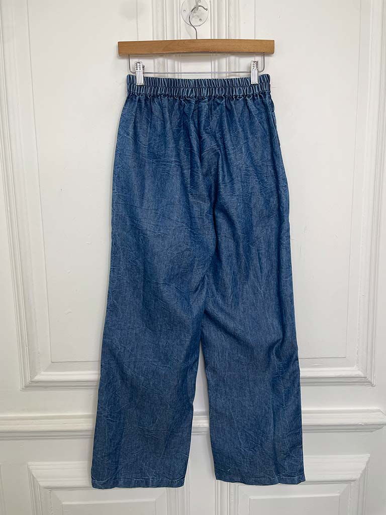 Denim Embroidered Co-ord