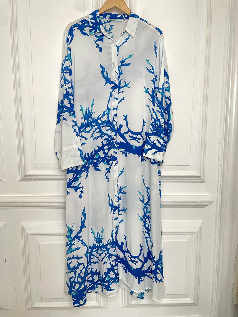 Coral Reef Shirt Dress