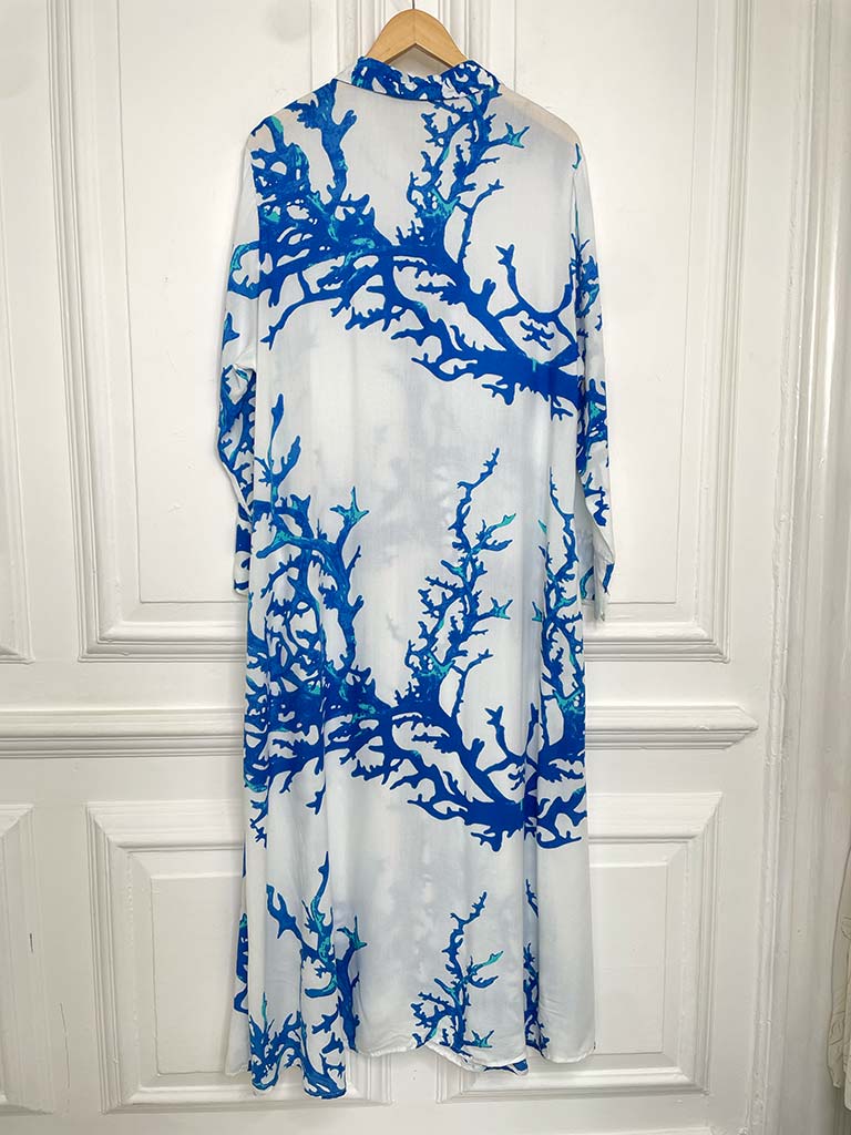 Coral Reef Shirt Dress