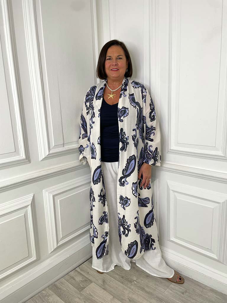 Baroque Print Kimono