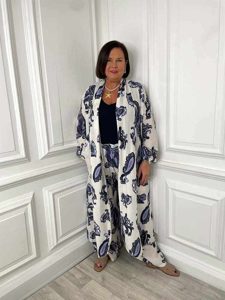 Baroque Print Kimono