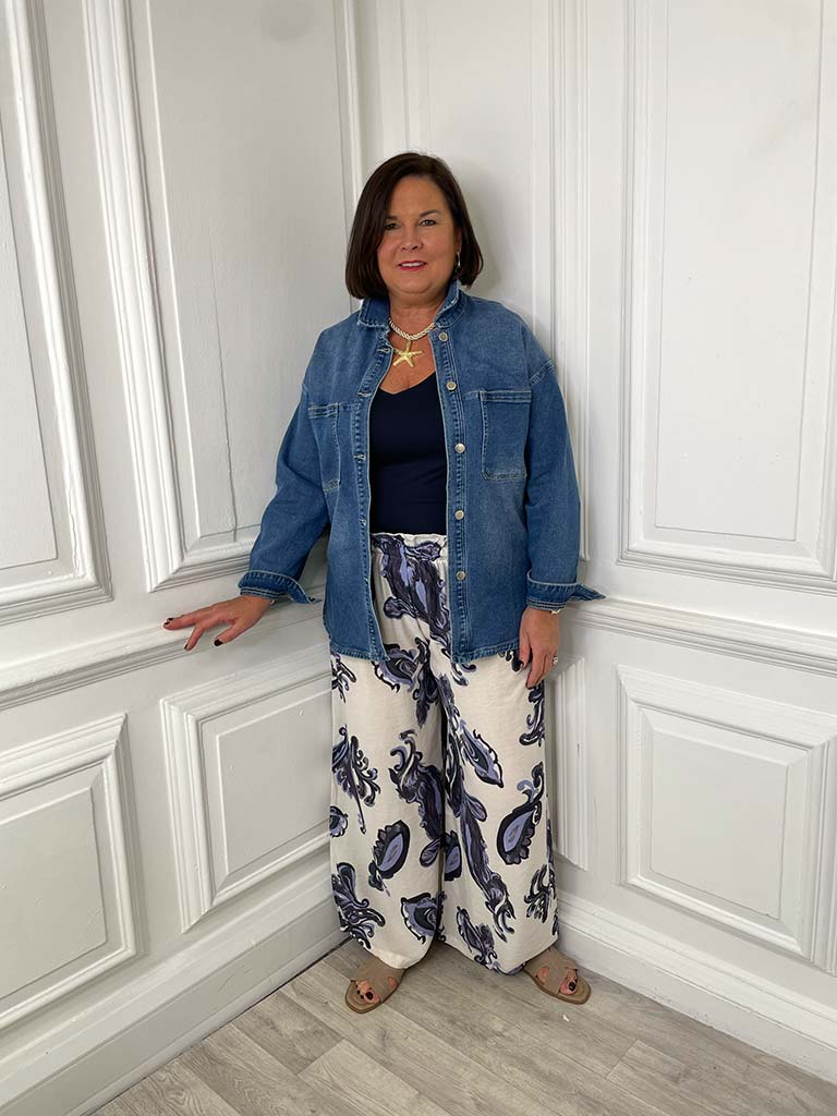 Baroque Print Palazzos
