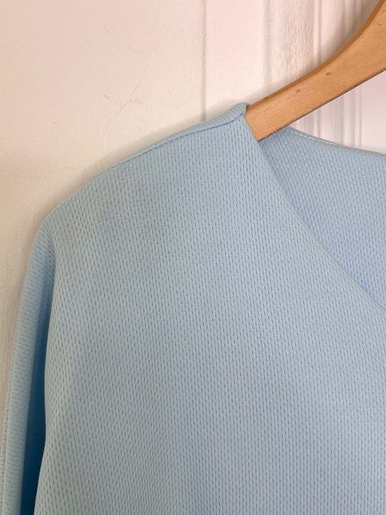 Sports Luxe Sweat Top - Sky