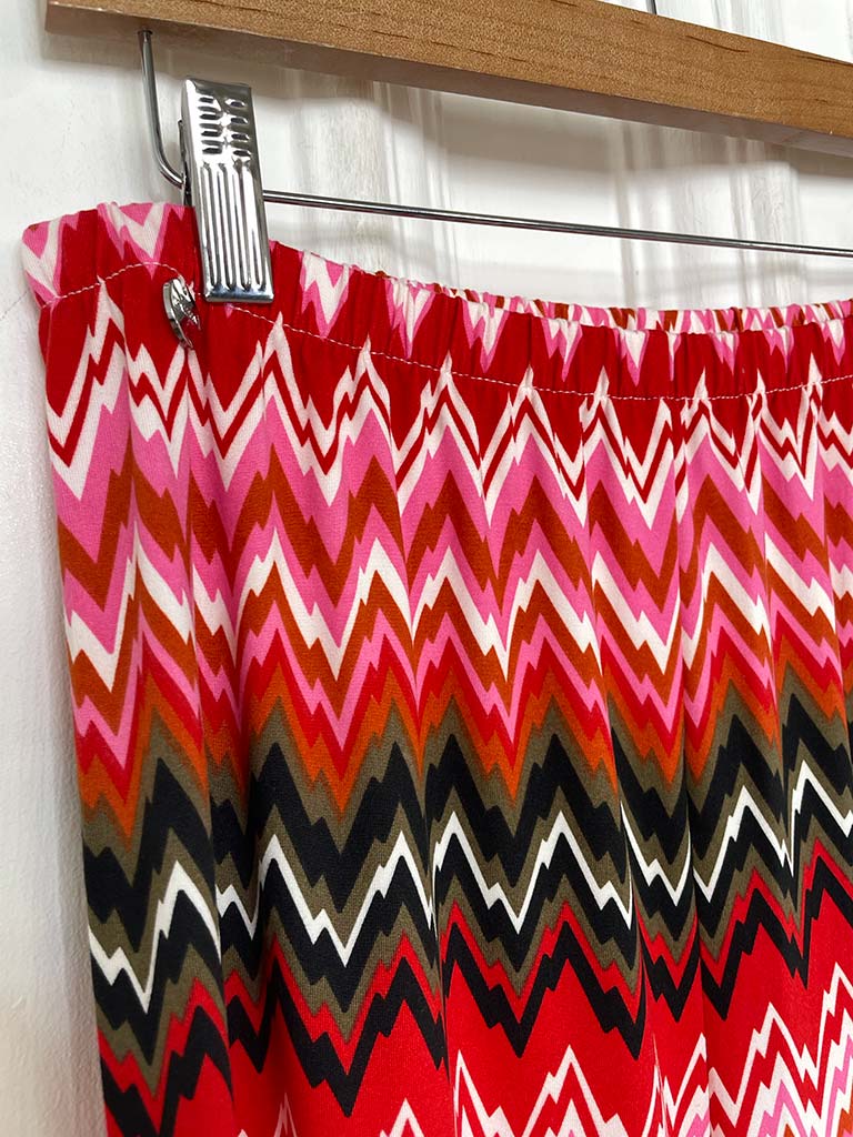 Malissa J Zigzag Wide Leg Trousers