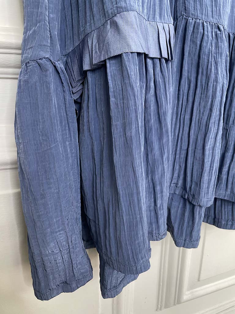 Malissa J Crinkle Sleeveless Dress - Denim