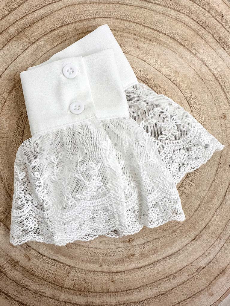 Lace Cuffs - White