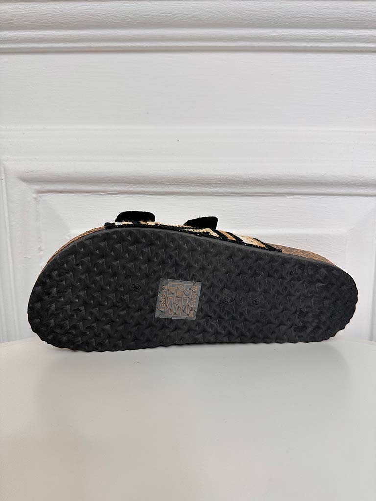 Woven Buckle Sliders - Black Mix