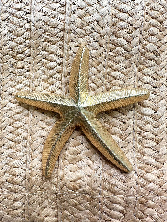 Malissa J Starfish Brooch - Gold