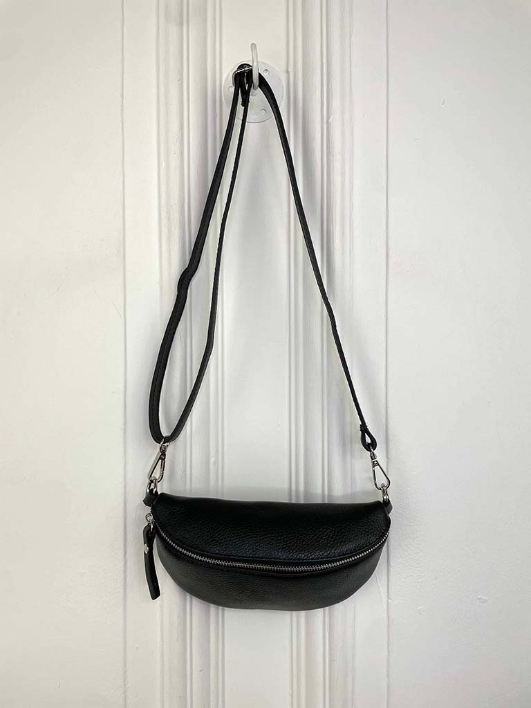 Leather Bumbag - Black