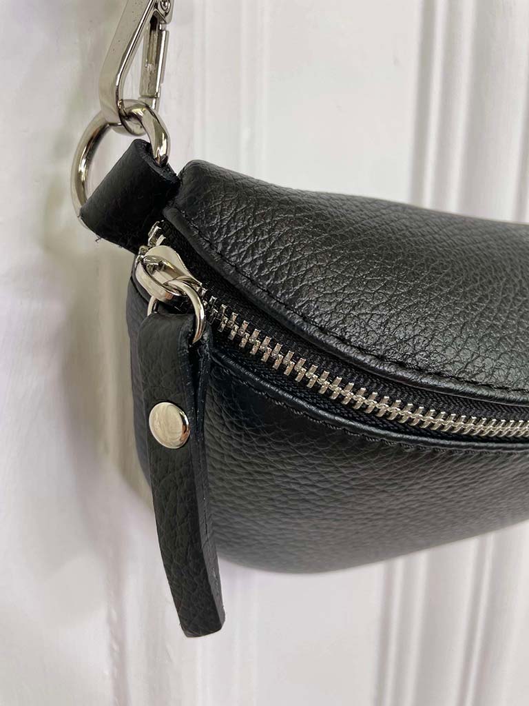 Leather Bumbag - Black