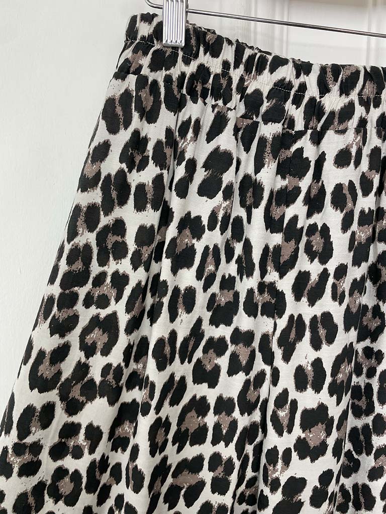 Drape Cross Over Co-ord - Leopard