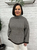 Vero Moda Como Checked Knit - Chocolate Torte