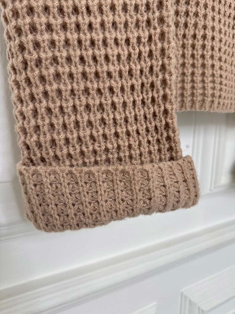 Chunky Roll Neck Knit - Dusky Pink