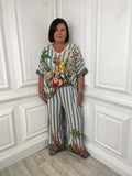 Shimmer Knit Parrot Co-ord