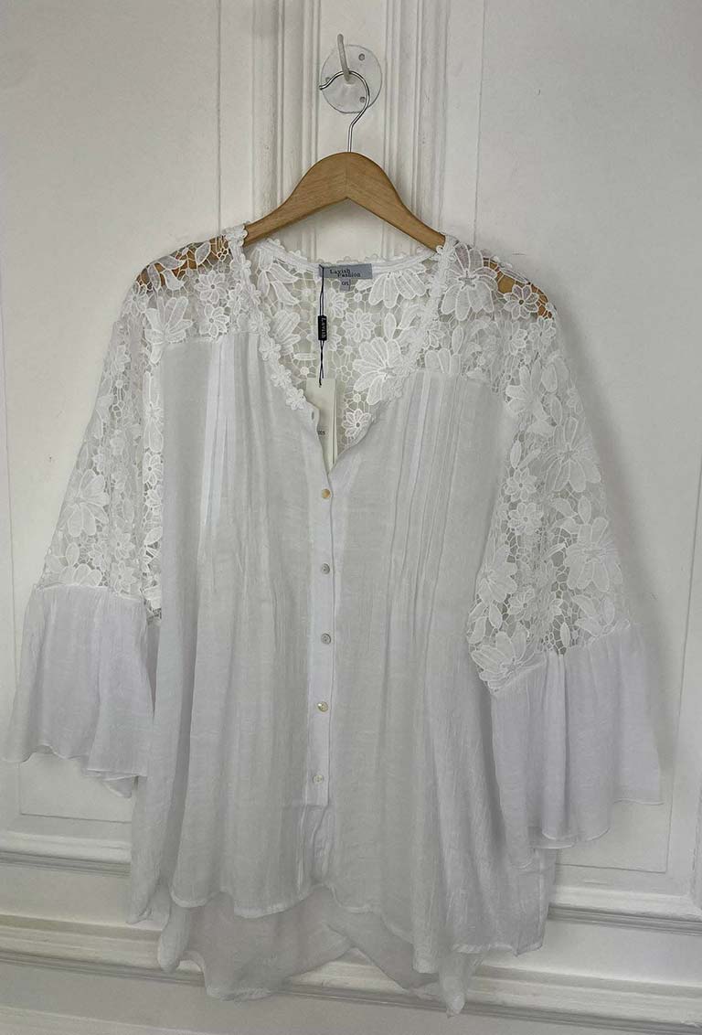 Garden Lace Boho Blouse