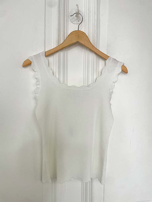 Diamond Edge Vest - Warm White