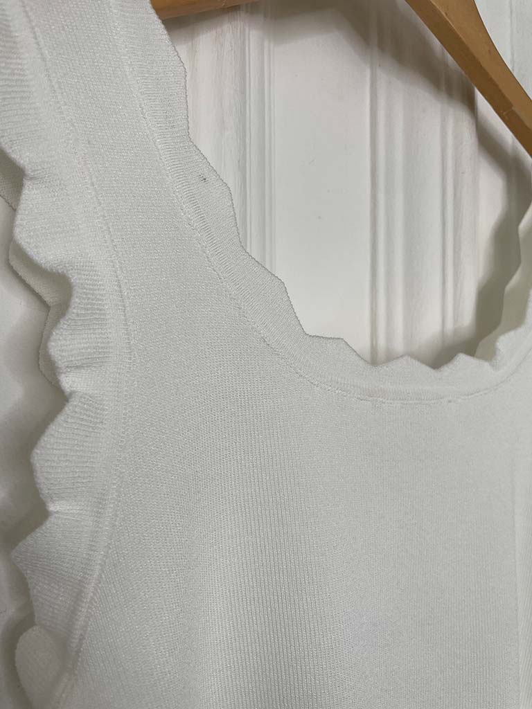 Diamond Edge Vest - Warm White