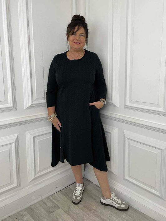 Malissa J Cable Stitch Dress