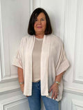 Lightweight Kimono Jacket - Nude
