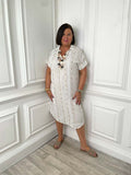 Multicolour Stitch Seam Dress