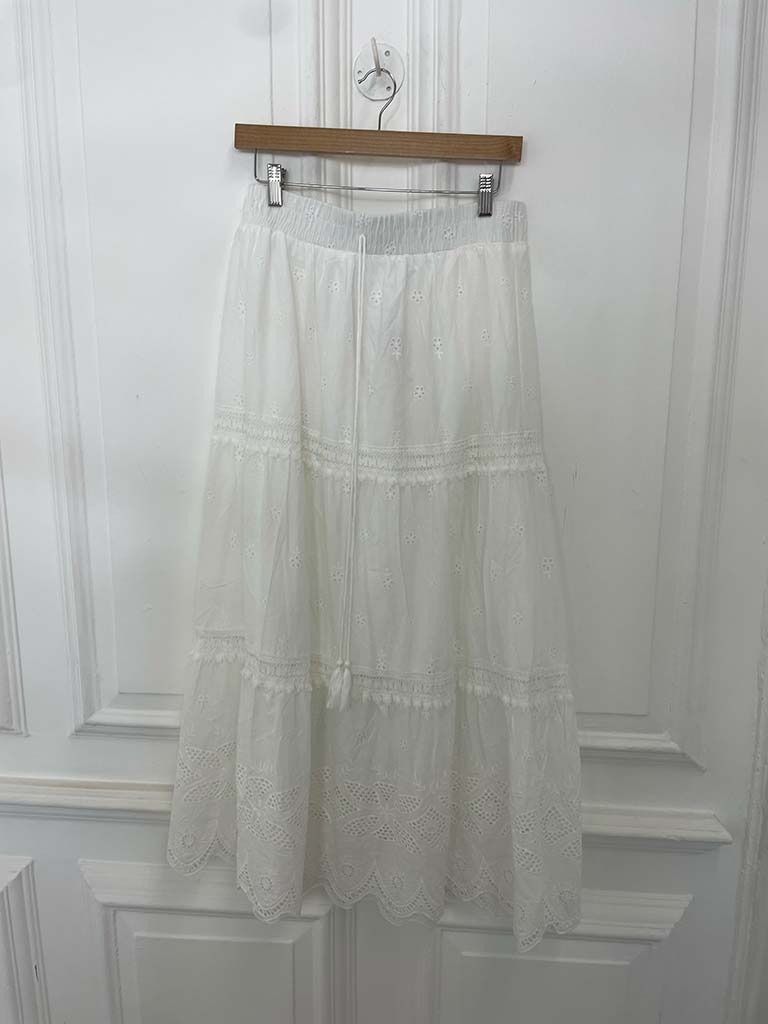 Boho Tiered Maxi Skirt