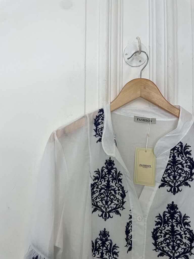 Luna Embroidered Boho Dress