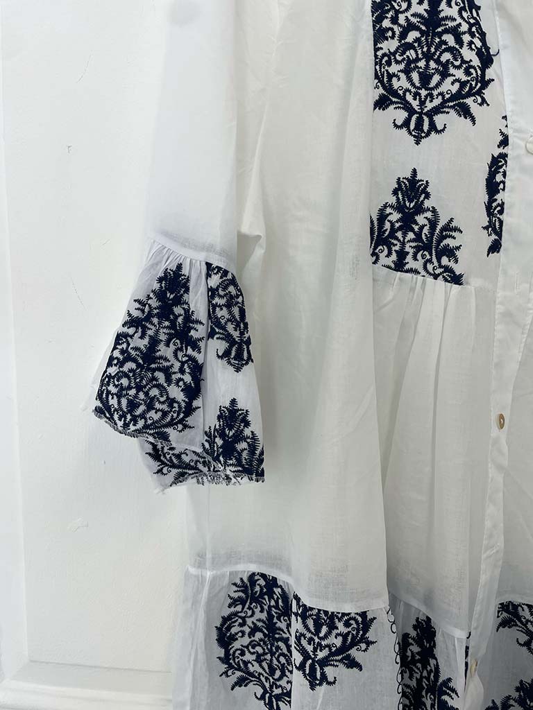 Luna Embroidered Boho Dress
