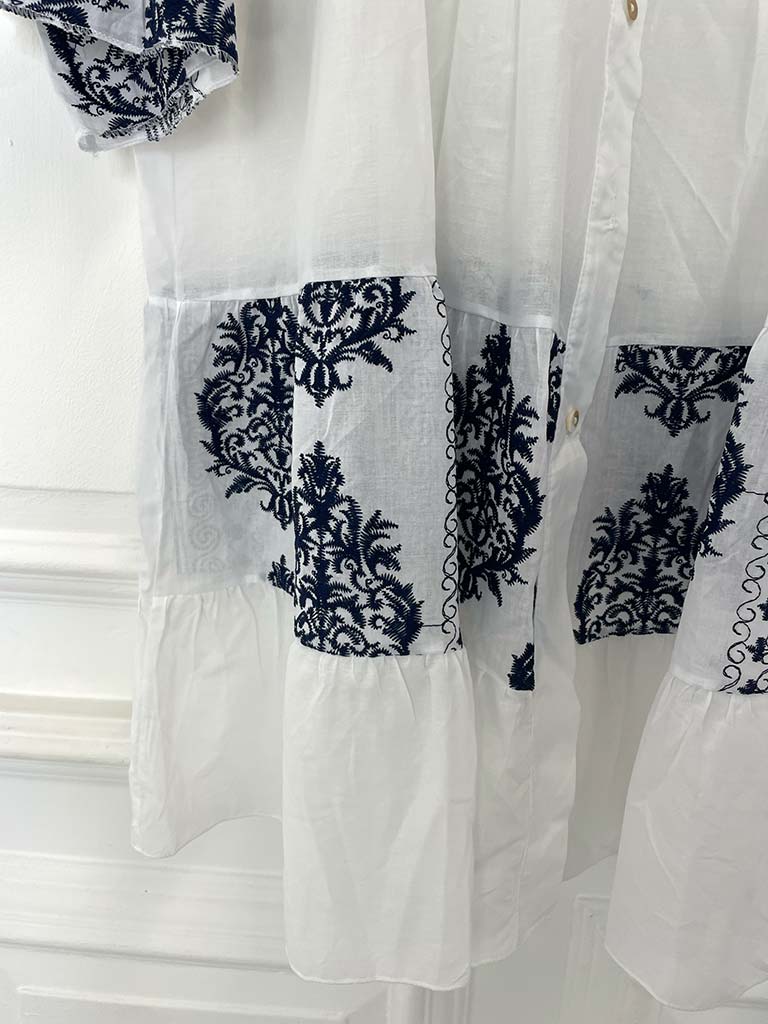 Luna Embroidered Boho Dress