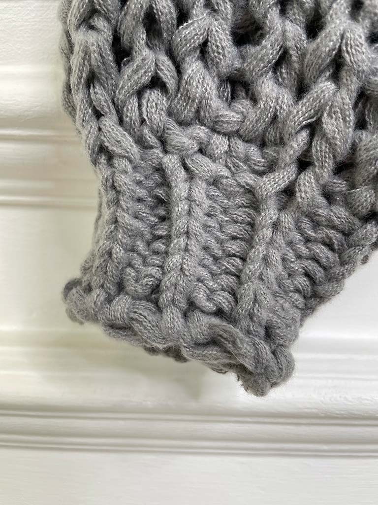 Chunky Cable Knit - Steel