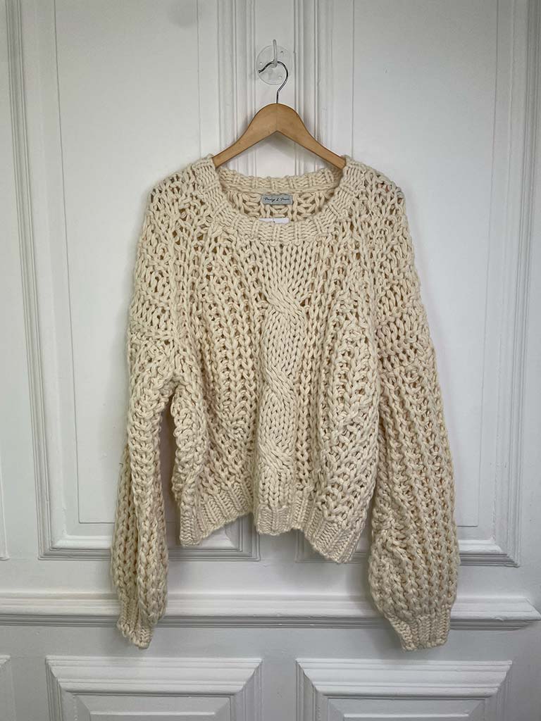 Chunky Cable Knit - Cream