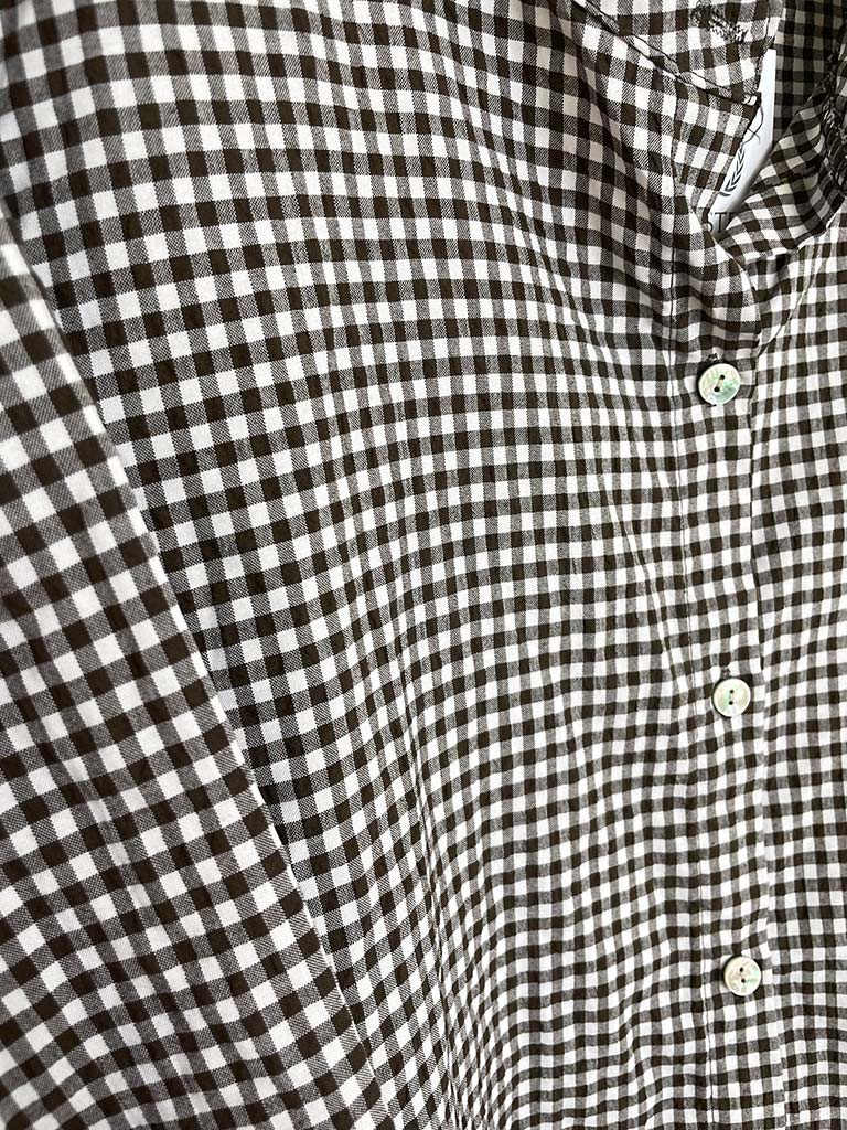 Cottage Check Shirt - Chocolate