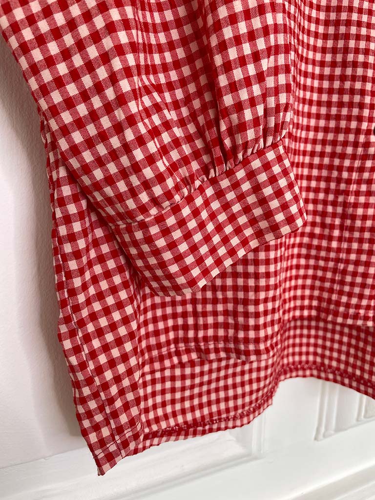 Cottage Check Shirt - Cherry