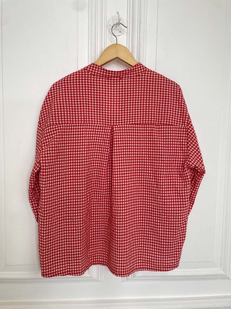 Cottage Check Shirt - Cherry