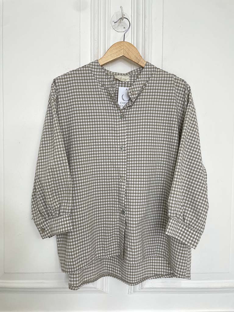 Cottage Check Shirt - Latte