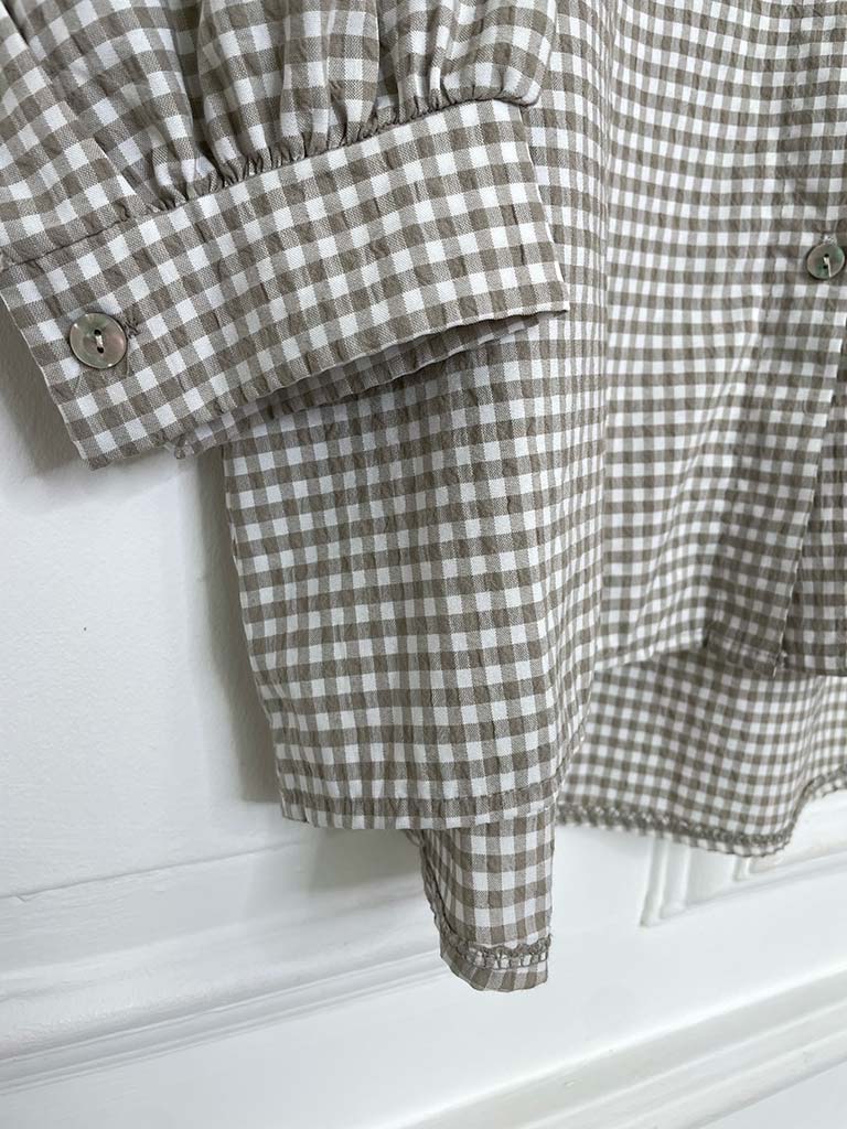 Cottage Check Shirt - Latte