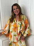 Floral Bloom Blouse - Sorbet