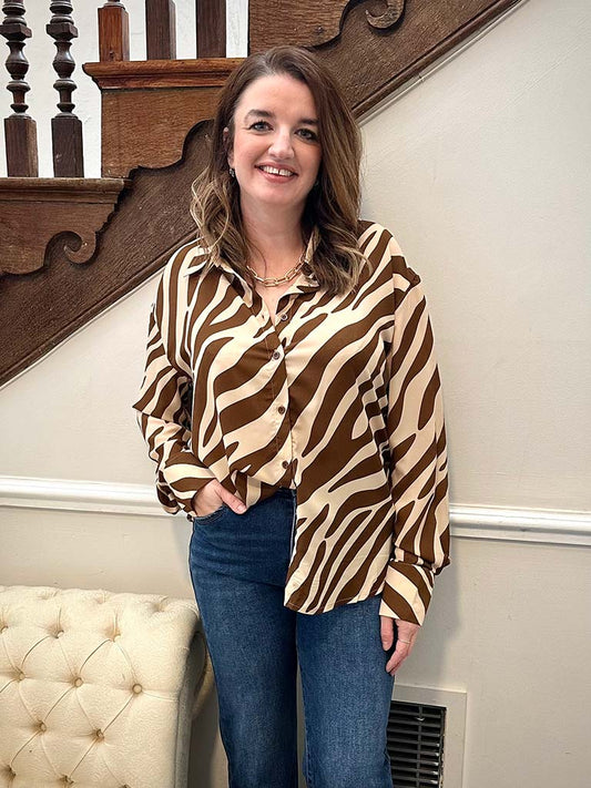 Zebra Print Shirt