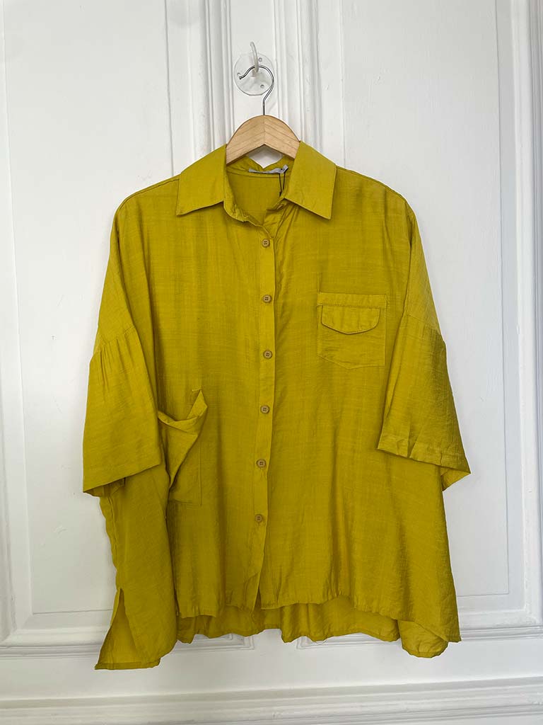 Boxy Pocket Shirt - Citrus