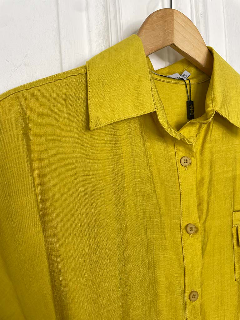 Boxy Pocket Shirt - Citrus