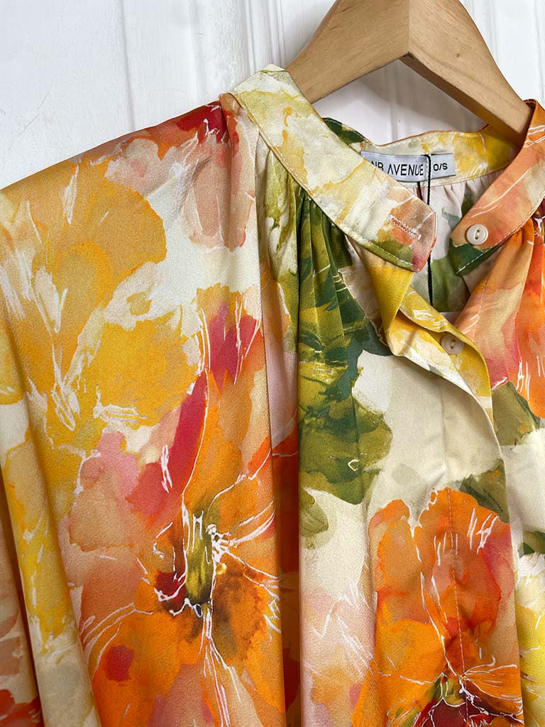 Floral Bloom Blouse - Sorbet