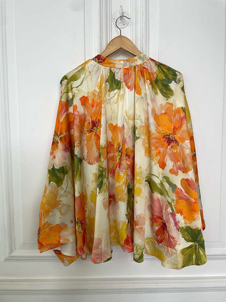 Floral Bloom Blouse - Sorbet