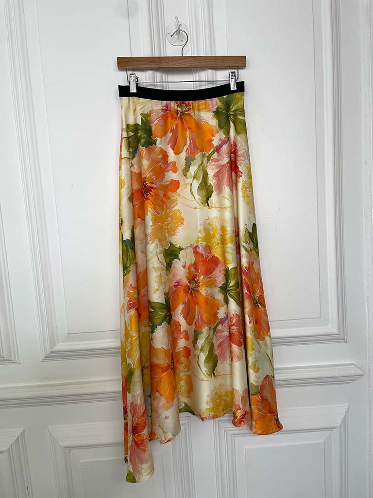 Floral Bloom Skirt - Sorbet